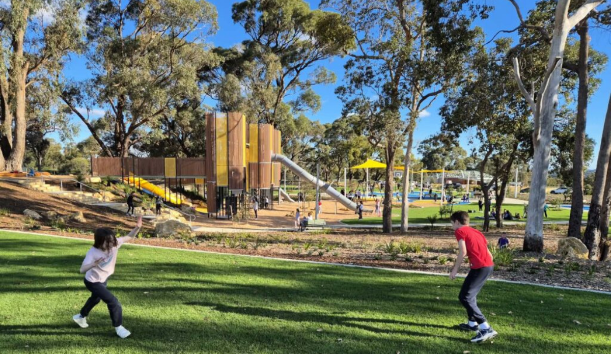 Kids in park